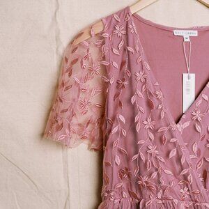 NWT Baltic Born 'Marseille' Dusty Rose Embossed Maxi Dress